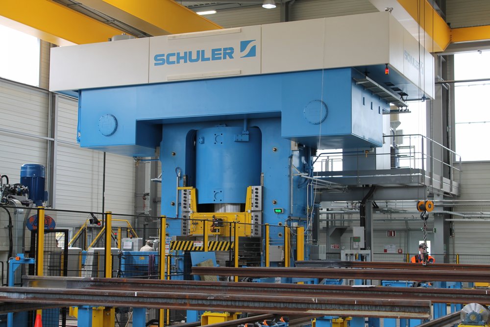 Opening of the new forging unit for Vossloh Cogifer Kihn